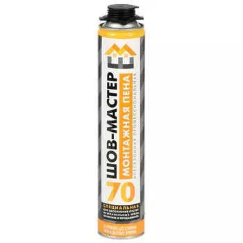 Пена монтажная Profflex, Шов-Мастер, профессиональная, 70 л, 850 мл, всесезонная, 1482