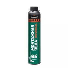 Пена монтажная Технониколь, Империал, Universal, профессиональная, 65 л, 1 л, всесезонная, 625541