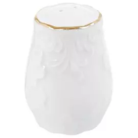 Перечница фарфор, белая, Bohemia, Rococo Золотая отводка, OMDZ21-Рококо-35