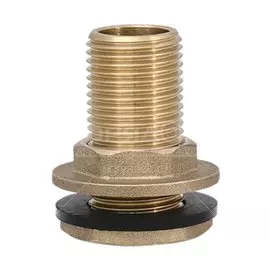 Переходник для резервуара, 1/2", латунь, с фланцем, ProFactor