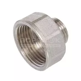 Переходник 1"х1" 1/4, ш-г, никель, РосТурПласт