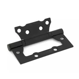 Петля накладная, пакет 50/100, Фабрика Замков, E-2BB-100 BB, 101771, черная