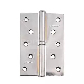 Петля врезная для деревянных дверей, Apecs, 120х80х3 мм, правая, B-Steel-CRR, 13718, с подшипником, хром