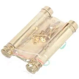 Петля пружинная двойная маятниковая/барная, Amig, 100х126 мм, 9812, 00012007, латунь