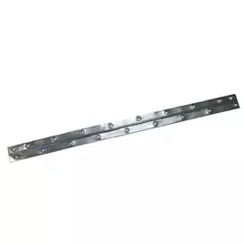 Петля рояльная для деревянных дверей, Кунгур, 1000 мм, универсальная, 8599, оцинкованная