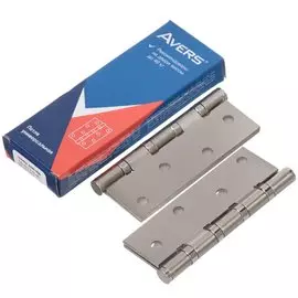 Петля универсальная, с 4 подшипниками, Avers, 100х70х2.5 мм, B4-NIS, 17634, матовый никель