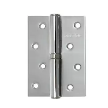 Петля врезная для деревянных дверей, Аллюр, 100х70х2 мм, левая, L1-LH-1BB-CP, 1110, 2 шт, блистер, хром