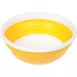 Пиала пластик, круглая, 15.9 см, 0.7 л, складная, Compact, Berossi, ИК 22234000, солнечная