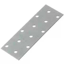 Пластина крепежная перфорированная 40х120х2 мм, оцинкованная