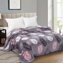 Плед 1.5-спальный, 150х200 см, велсофт, 100% полиэстер, Silvano, мультиколор, ST-231