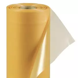 Пленка укрывная 150 мкм, рукав, 1.5х100 м, ГОСТ, светостабилизированная, 34 кг, 3 сезона, желтая, 100 677