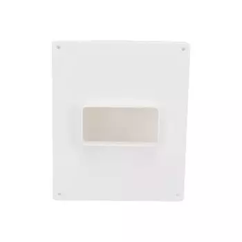 Площадка торцева пластик, 205х240 фланец 55х110 горизонтальная, Viento, 511ПГ