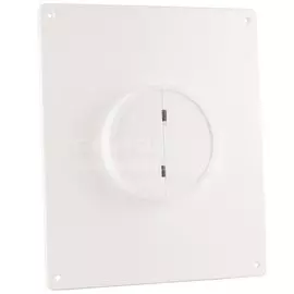 Площадка торцевая пластик, установочный диаметр 125 мм, обратный клапан, Артпласт, ТППОК125