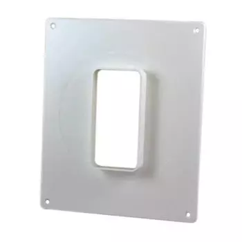 Площадка торцевая пластик, 60х120 мм, вертикальная, Event, ТПП 612 В