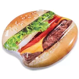 Плот надувной 145х142 см, Intex, Гамбургер, 58780EU, 1-мест