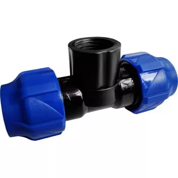 ПНД тройник d25х1/2", внутренняя резьба, переходной, Valfex