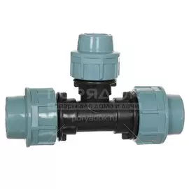 ПНД тройник STR, 25х20х25 мм