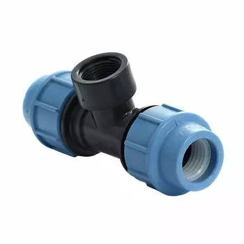 ПНД тройник d20х1/2", внутренняя резьба, Unidelta