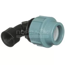 ПНД уголок STR со внутренней резьбой 3/4", 32 мм