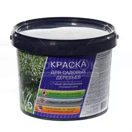 Побелка садовая для деревьев краска, 3 кг, Ореол, 63180