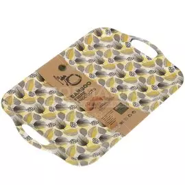 Поднос бамбук, 42х29 см, Листья, Y4-3296