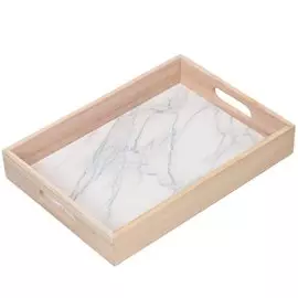 Поднос дерево, 32х23х5 см, прямоугольный, малый, Y4-2664