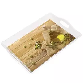 Поднос пластик, 47.5х32х5.7 см, Оливки, Y4-3299