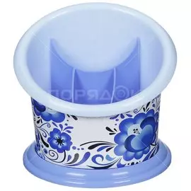 Подставка для столовых приборов, пластик, Альтернатива, Флорель, М2268