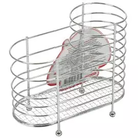 Подставка для столовых приборов, металл, хром, Мультидом, AN52-34