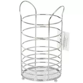 Подставка для столовых приборов, металл, круглая, 18х10 см, Y3-1114