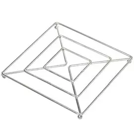 Подставка под горячее, металл, квадратная, 18 см, Y3-1097