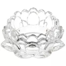 Подсвечник декоративный стекло, 1 свеча, 10х4.5 см, Y3-1397