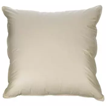 Подушка 70 х 70 см, гусиный пух, Terra, чехол 100% хлопок, кант, средняя, трехкамерная, Бел-Поль, ПедCт-7