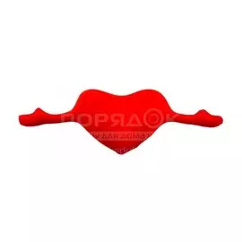 Подушка антистрессовая, 30х78 см, Сердце с руками, Ап11сер11