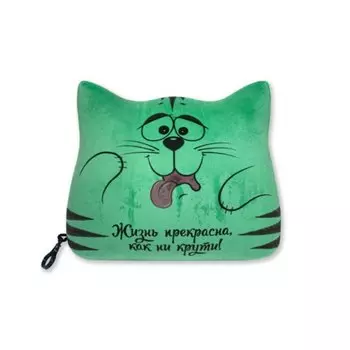 Подушка антистрессовая Котик, 15асп35ив