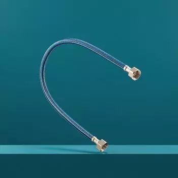 Подводка для воды 1/2"х0.5 м, г-г, нейлон, РМС