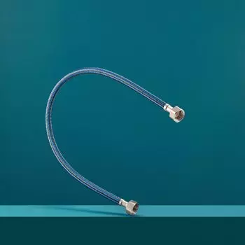 Подводка для воды 1/2"х0.6 м, г-г, нейлон, РМС