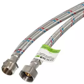 Подводка для воды 1/2"х2 м, г-ш, сталь, Еco, Lytcho