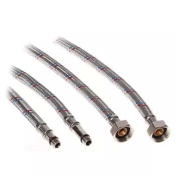 Подводка для воды М10-1/2"х1.2 м, пара, сталь, Еco, Lytcho