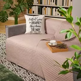 Покрывало евро, 220х200 см, 100% полиэстер, стеганое, Silvano, Жатка Элит, песочное, 334309-1