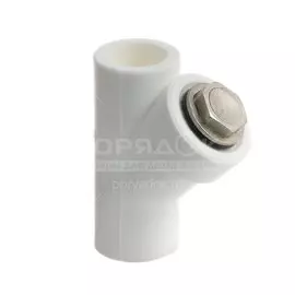 Фильтр полипропилен, d25 мм, 45 °, внутренняя/внутренняя, белый, Kalde