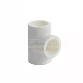 Тройник полипропилен, d25 мм, белый, Kalde