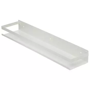 Полка для ванной комнаты нержавеющая сталь, настенные, 50х10х5.8 см, Diadonna, D7201-50W