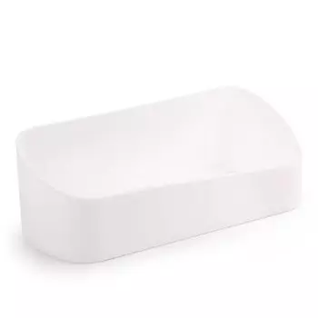 Полка настенная, для ванной комнаты, белая, Альтернатива, М8531