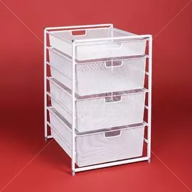 Полка универсальная, сталь, 7 секций, 43.5х75 см, Larvij, 08WH N