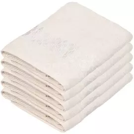 Полотенце банное 50х90 см, 100% хлопок, 420 г/м2, жаккард, Капелька, Silvano, бледно-бежевое, Турция, D29-7