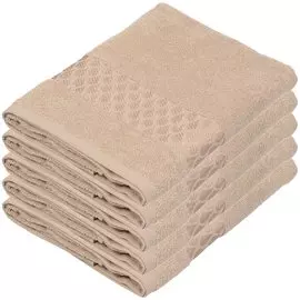 Полотенце банное 70х140 см, 100% хлопок, 420 г/м2, жаккард, Капелька, Silvano, кофе с молоком, Турция, D29-6