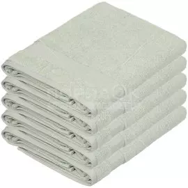 Полотенце банное 70х140 см, 100% хлопок, 420 г/м2, Горошек, Silvano, серо-зеленое, Турция, D28-18