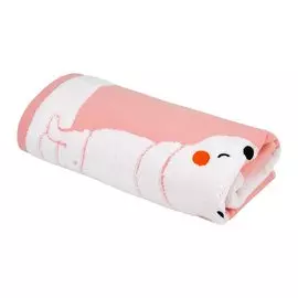 Полотенце детское 60х120 см, 100% хлопок, 360 г/м2, розовое, Мишки, Китай, м0814-02 М