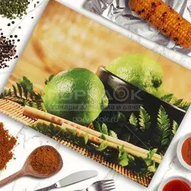 Полотенце кухонное 40х60 см, 200 г/м2, 100% хлопок, Silvano, Лайм, Узбекистан, 100017